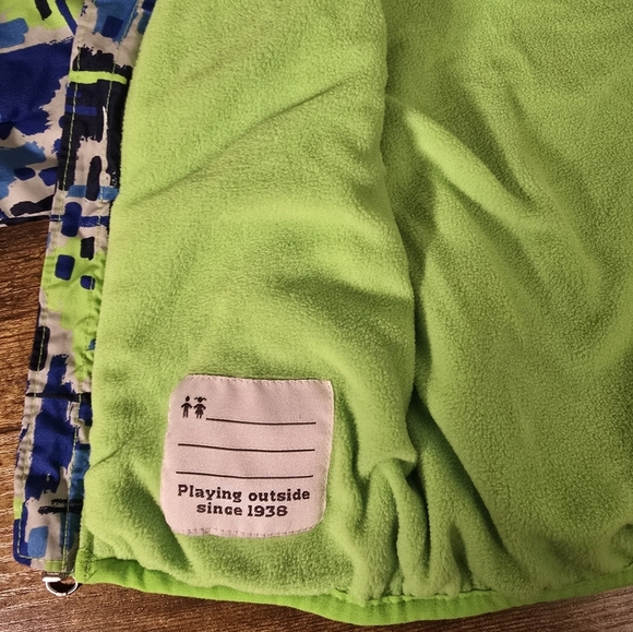 Columbia baby boys size 12-18 months blue, green and gray jacket - Picture 6 of 9